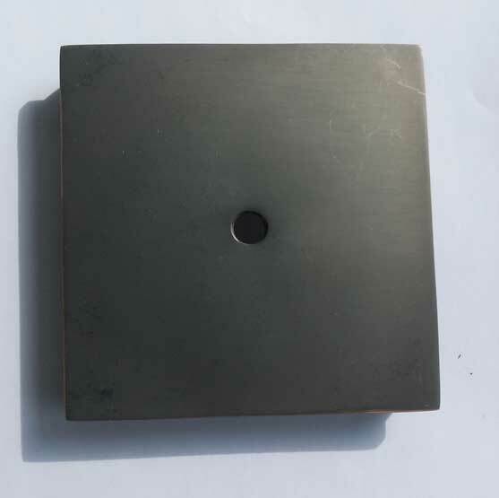 SQUARE METAL ( BRONZE ) LAMP BASE - NEW