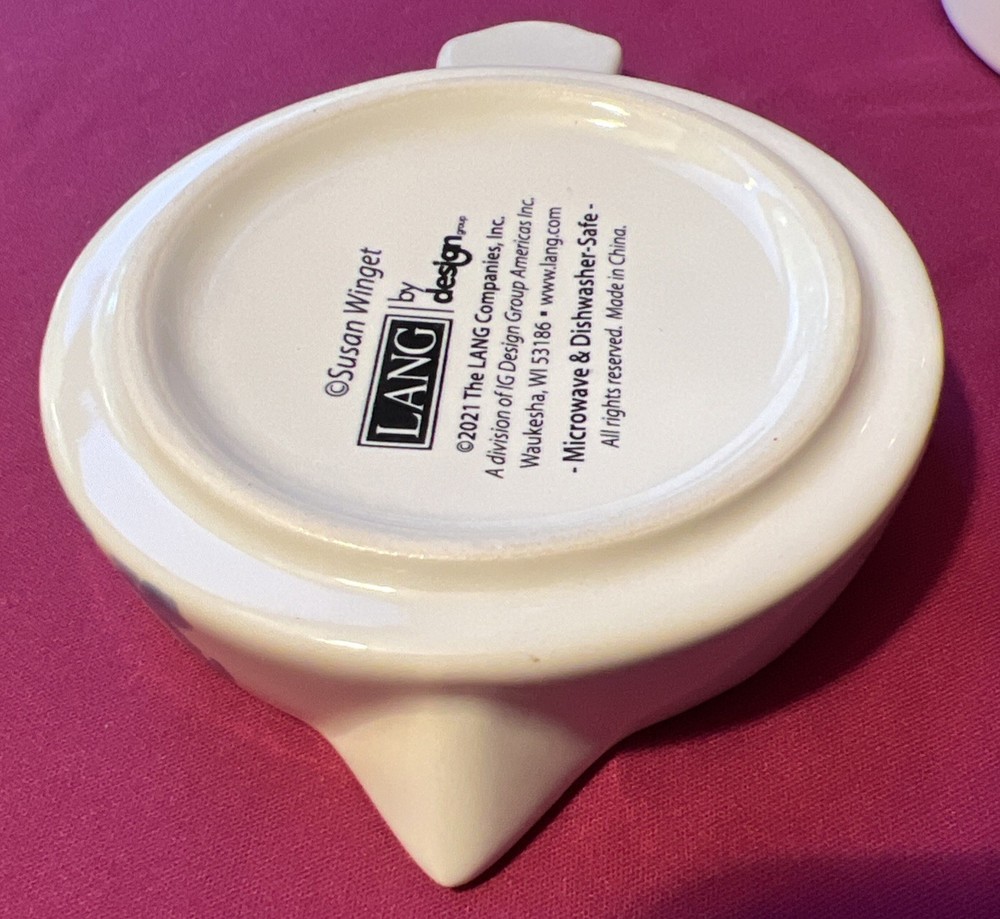 Lang Lemon Grove Earthenware Stacking Measuring Cups Susan Winget