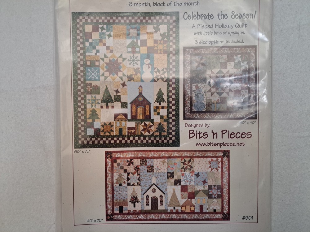 Bits 'n Pieces Pattern - Be Merry (3 Sizes) #901 - Uncut