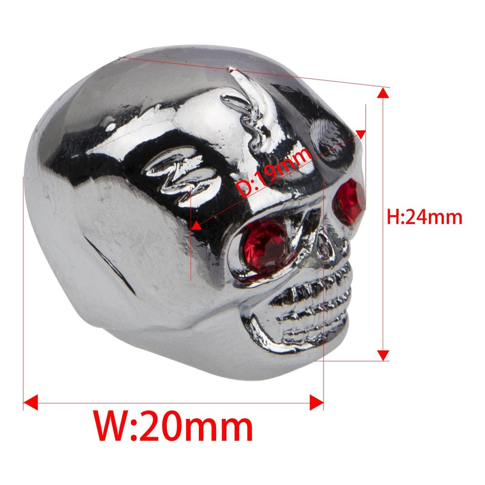 Yootones 4Pcs Electric Guitar Tone Knobs - Skull Head Knobs Compatible with E...