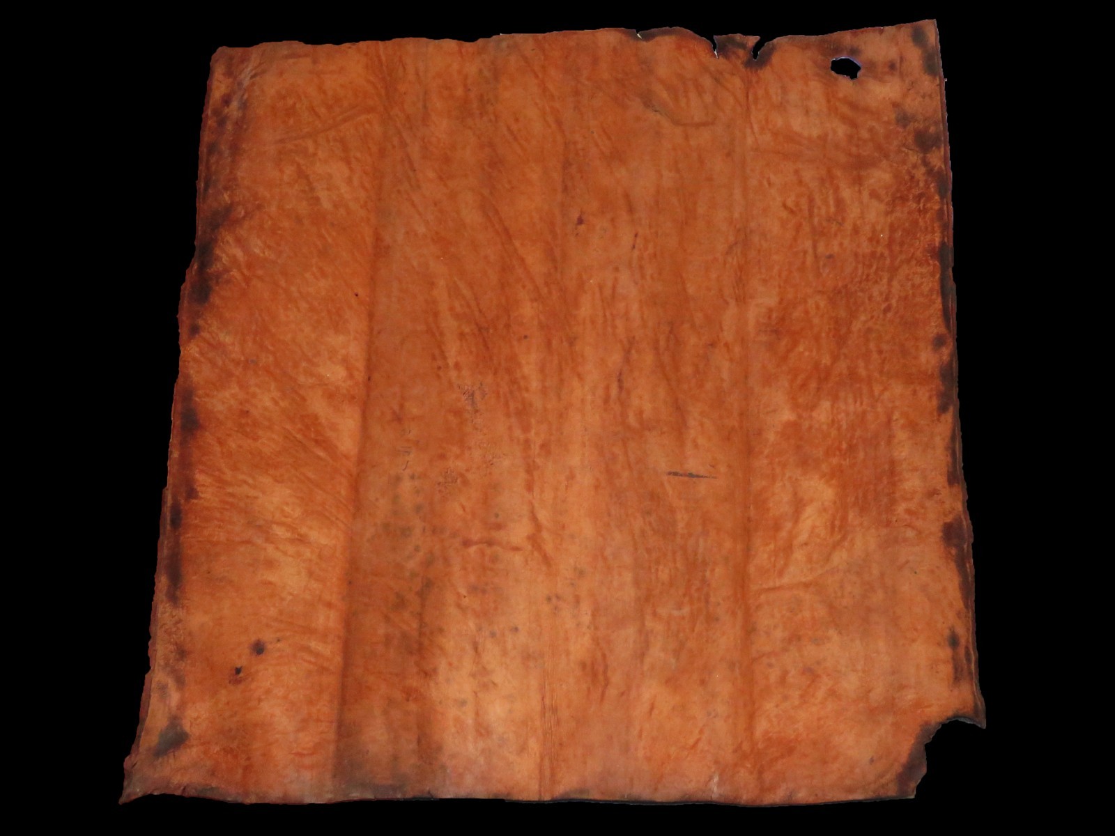 TORAH SCROLL BIBLE VELLUM MANUSCRIPT FRAGMENT 300 YRS YEMEN "THE GREAT FLOOD"