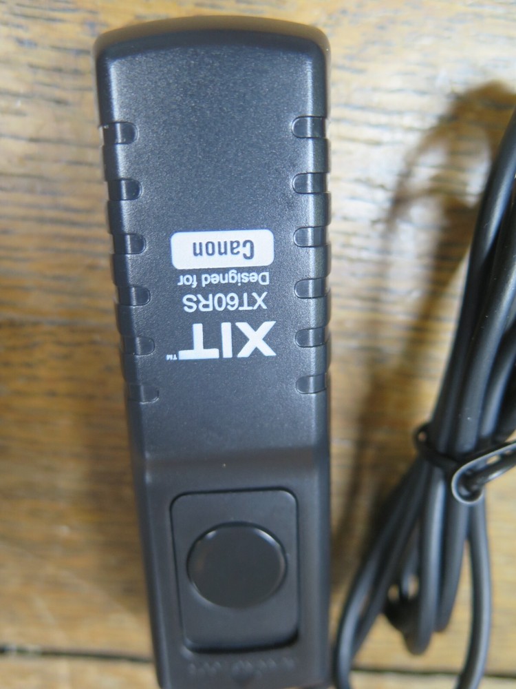 XIT XT60RS DESIGNED FOR CANON WIRED REMOTE CONTROL BLACK