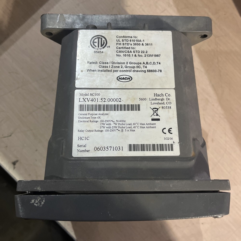 HACH SC100 GENERAL PURPOSE ANALYZER ,