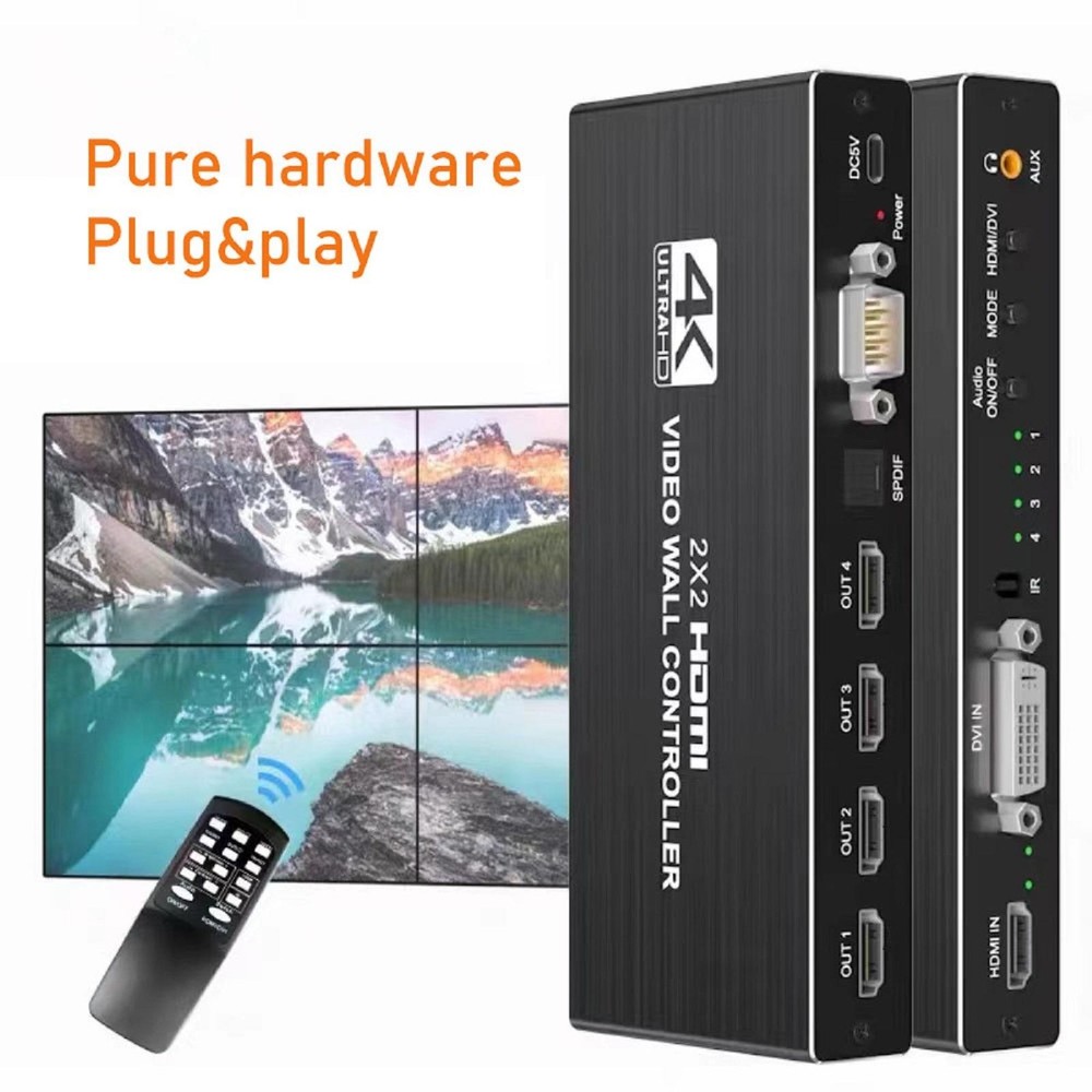 1X2 1X4 1X3 2X1 3x1 4X1 2x2 HDMI DVI Multi Video Controller Processor Splicer e