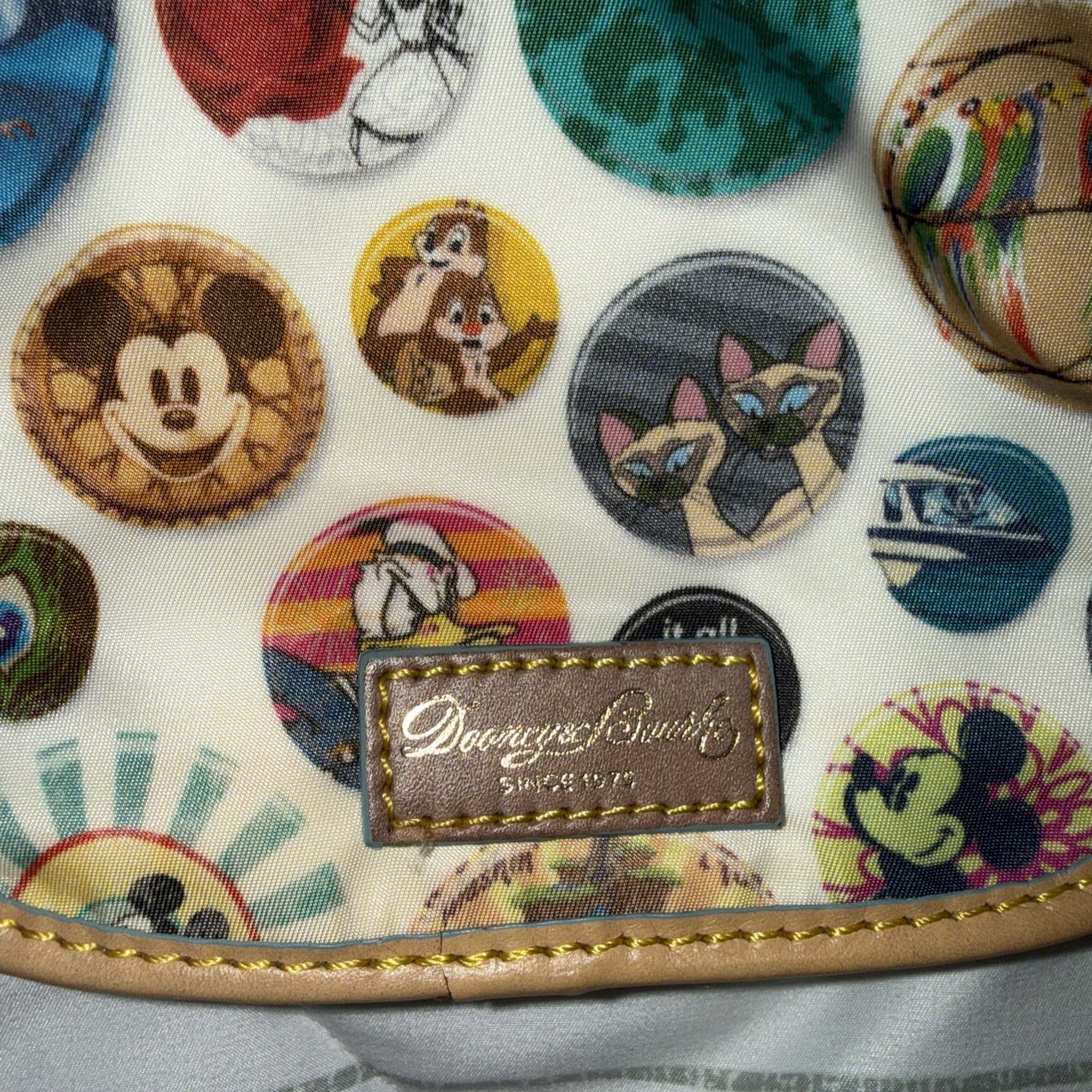 Dooney & Bourke Disney Character Buttons Crossbody Bag - Purse