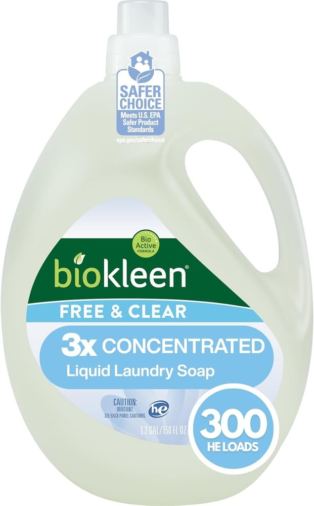 & Clear Natural 3X Concentrated Liquid Laundry Deternt,