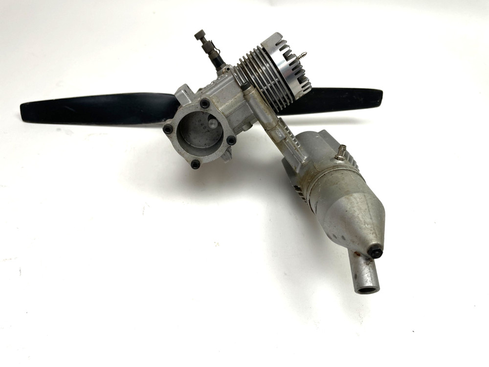 OS Engines Max 40 SF Nitro RC Airplane Engine with Muffler Untested