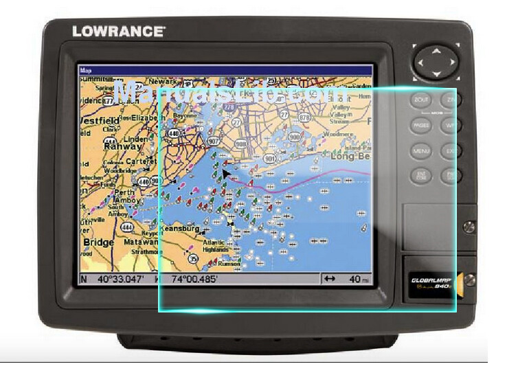 Crystal Clear Screen Protector Lowrance Globalmap Baja 840c Fish Finder |Plotter