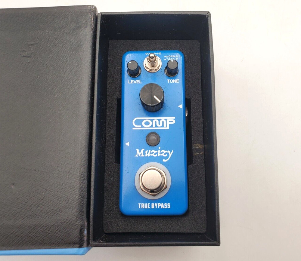 Muzizy Analog Compressor Effects Mini Pedal Ultimate Comp 2 Modes Compression