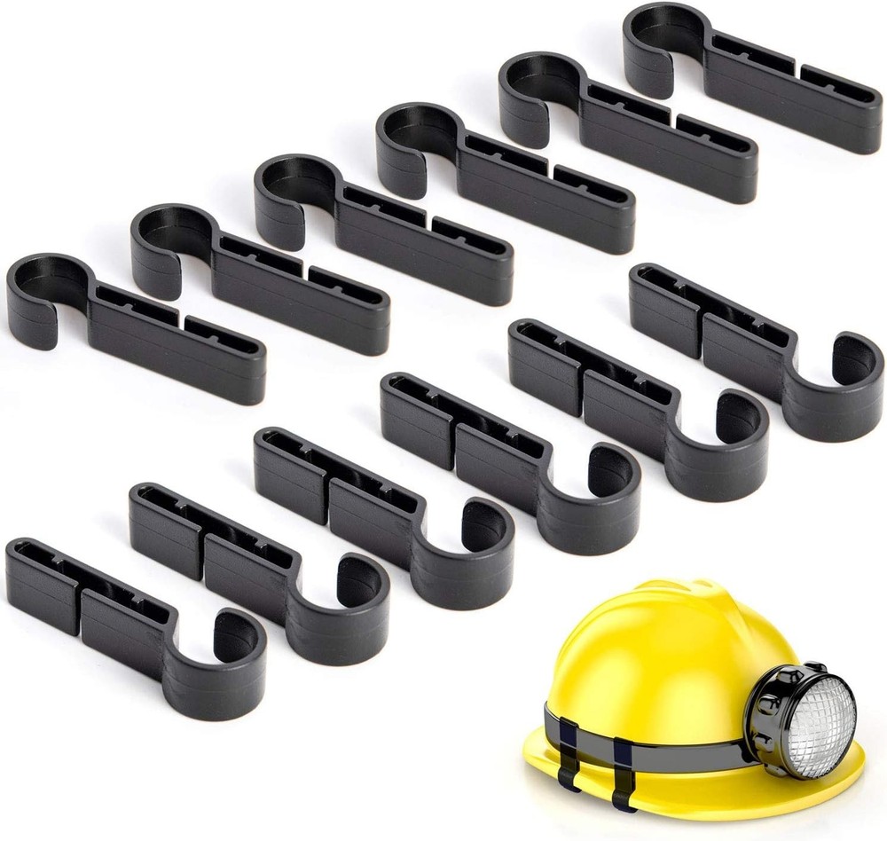 Hard Hat Headlamp Mount Clips