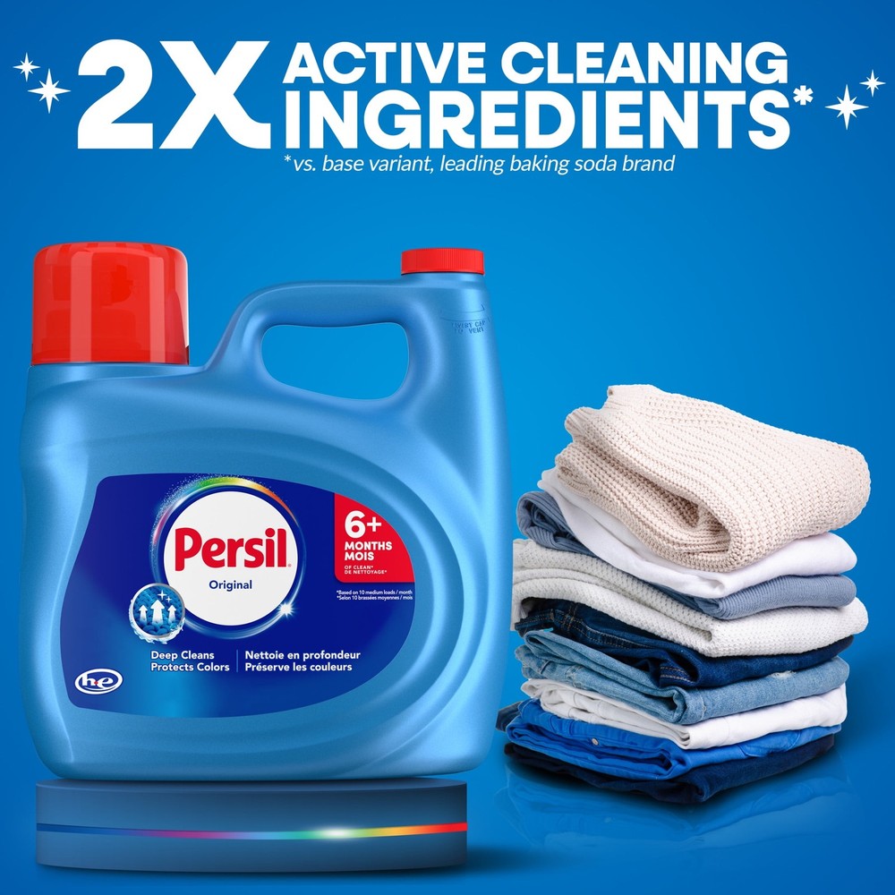 Deep Clean Liquid Laundry Detergent, Original, 126 fl oz, 96 Loads