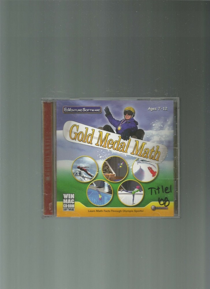 Gold Medal Math (Windows/Mac, 2002), VG