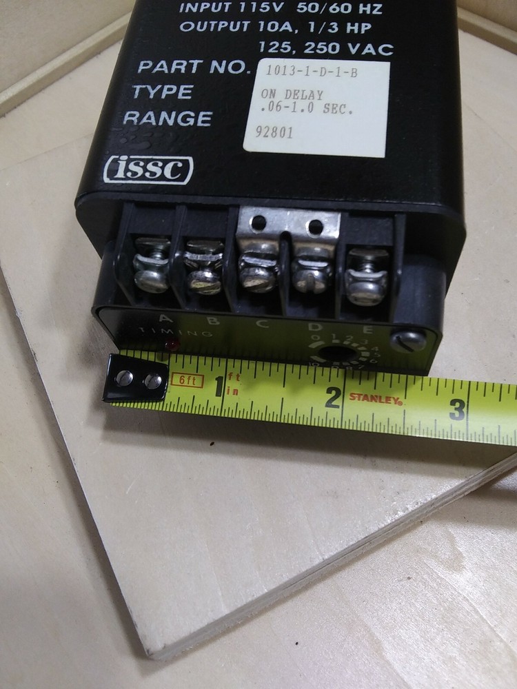 ISSC 1013-1-D-1-B On Delay Timer NEW