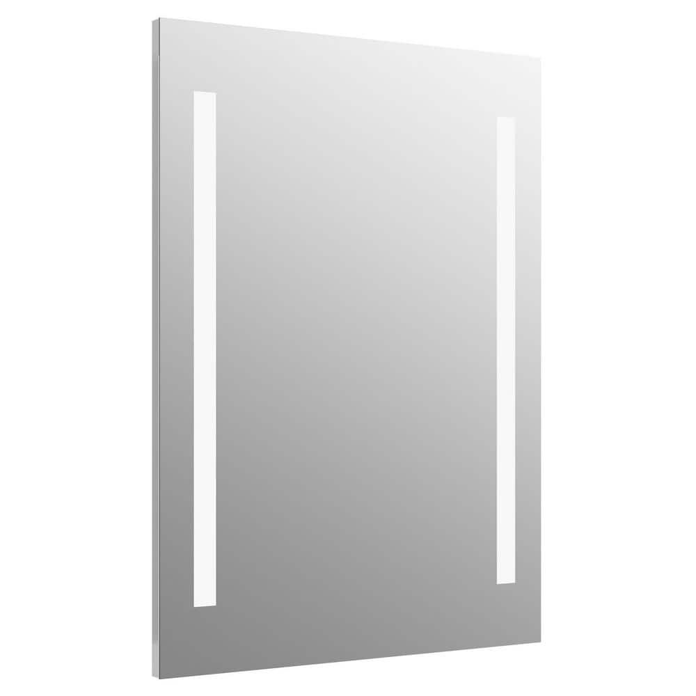 KOHLER 24 x 33 Rectangular Frameless Wall Mount LED Light Bathroom Vanity Mirror