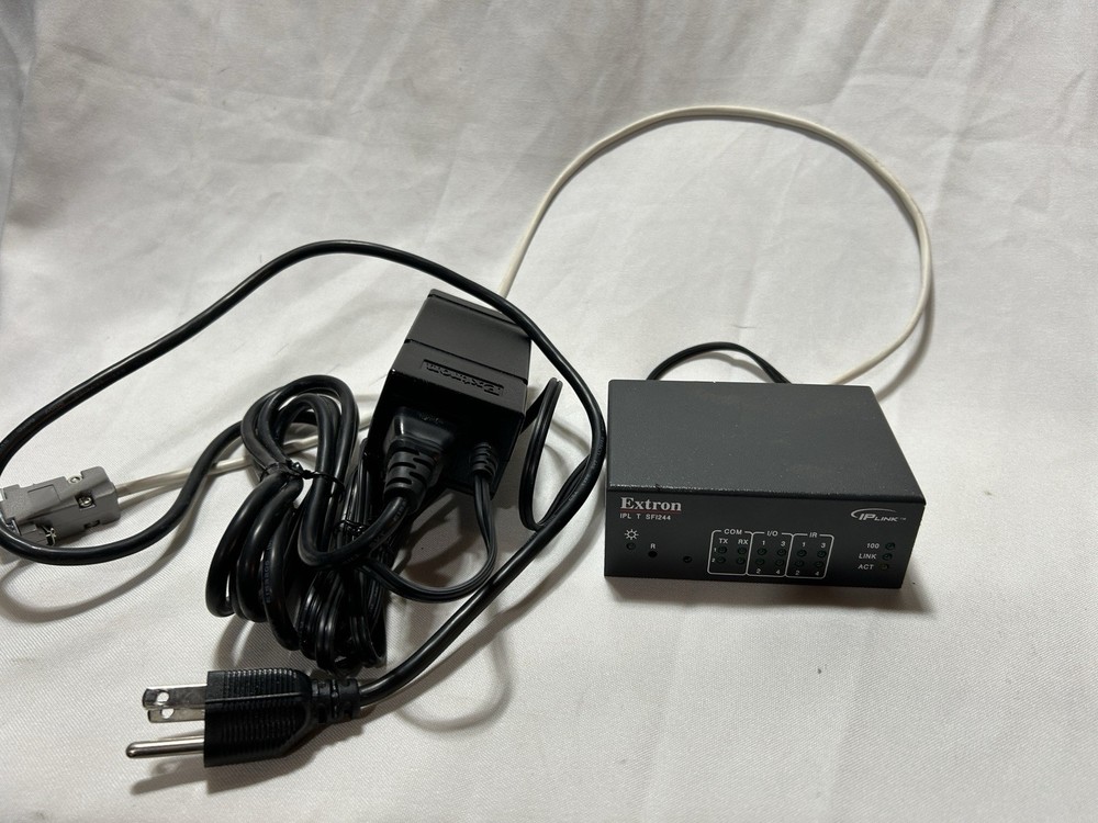 Extron IPL T SFI244 Ethernet Control Interface – Tested, Clean Unit
