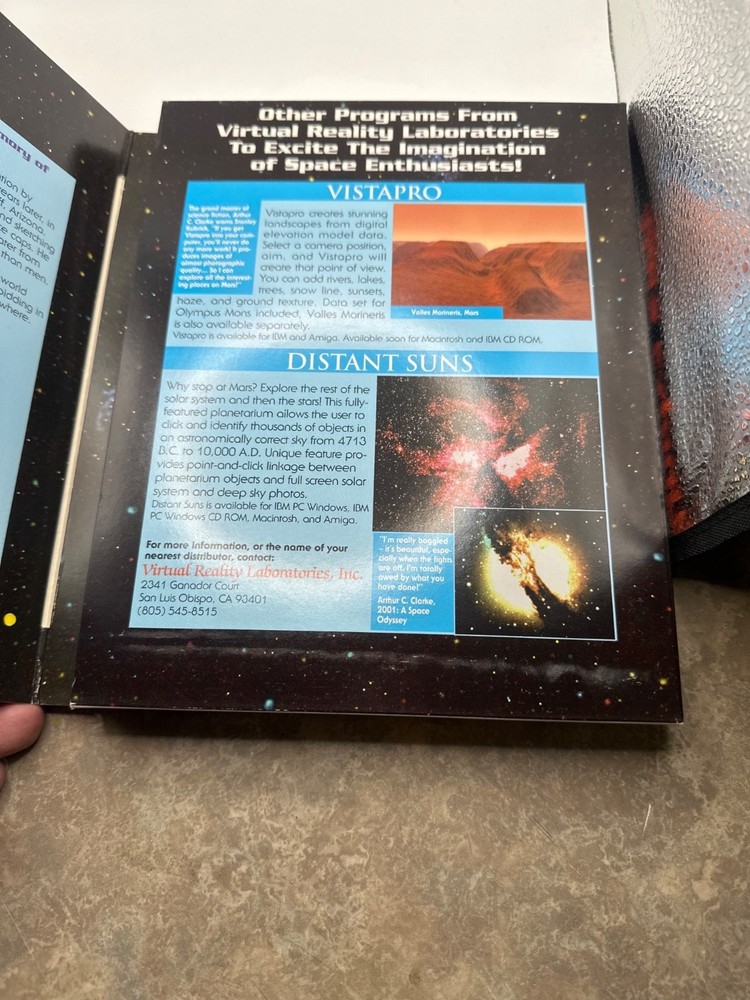 Mars Explorer CD-ROM Virtual Reality Software By Virtual Reality Laboratories 19