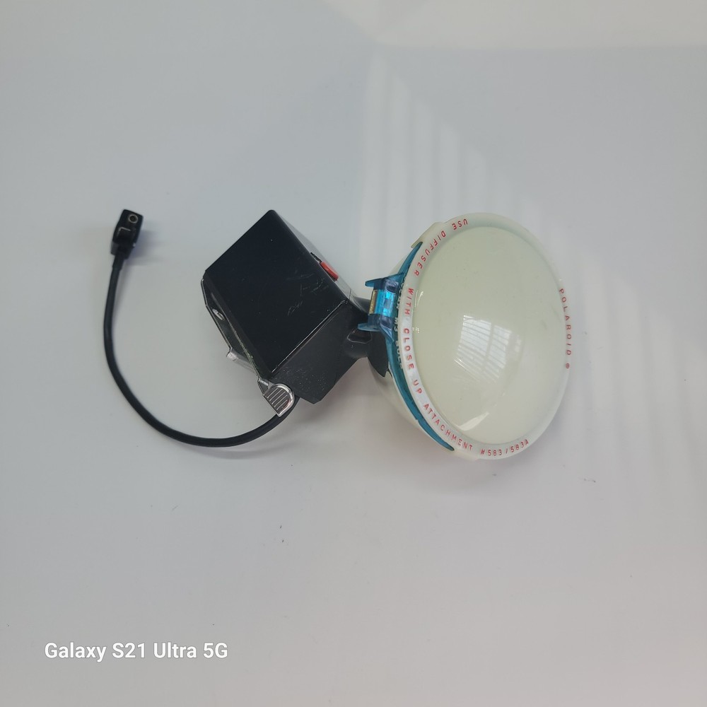 Polaroid Flash Bulb Unit Model 268 Land Camera Flash - Not Tested