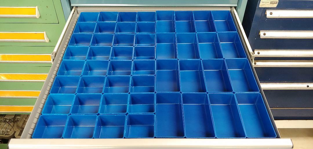 140 BLUE Tool Storage System Tool Organizer for Workshop Toolbox Divider Bin Cup