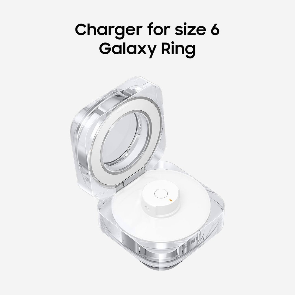 Samsung - Galaxy Ring Charging Case Size 6 - White