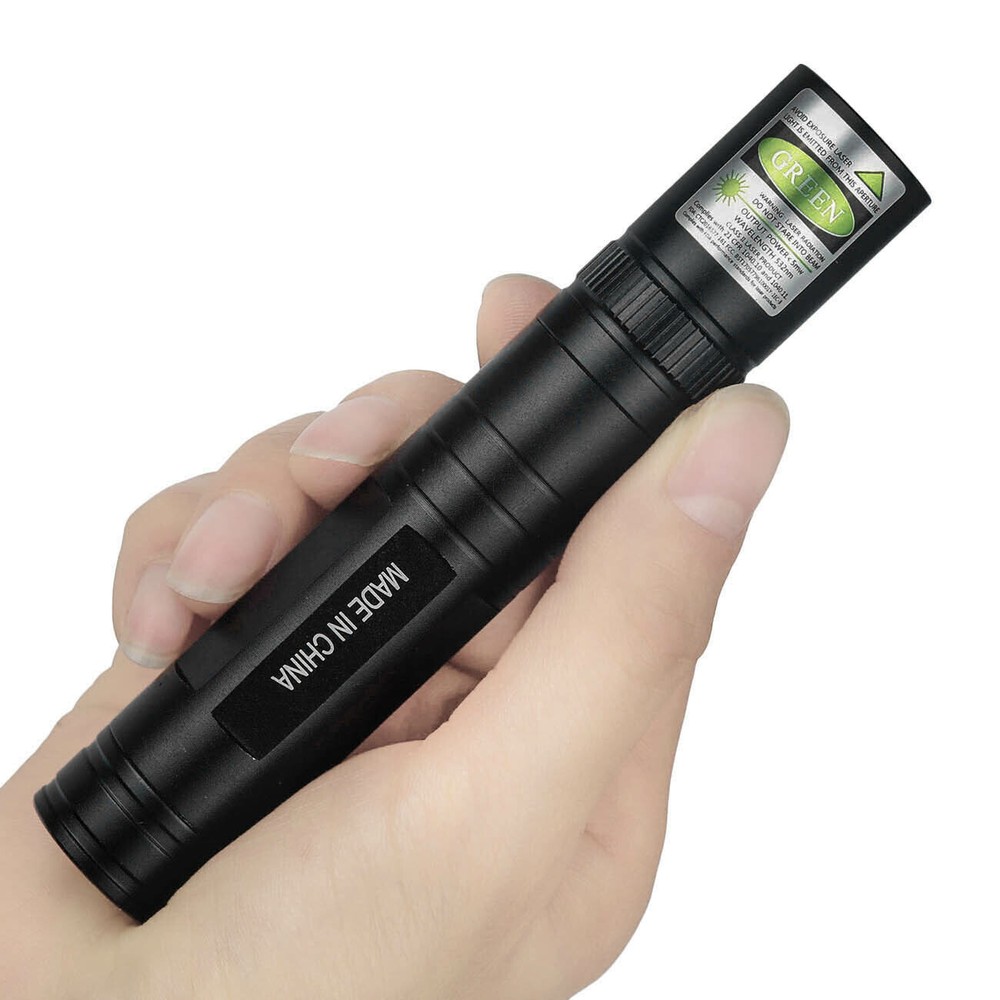 2 Pack 6000Miles Green Laser Pointer Pen Rechargeable Lazer Visible Beam Light
