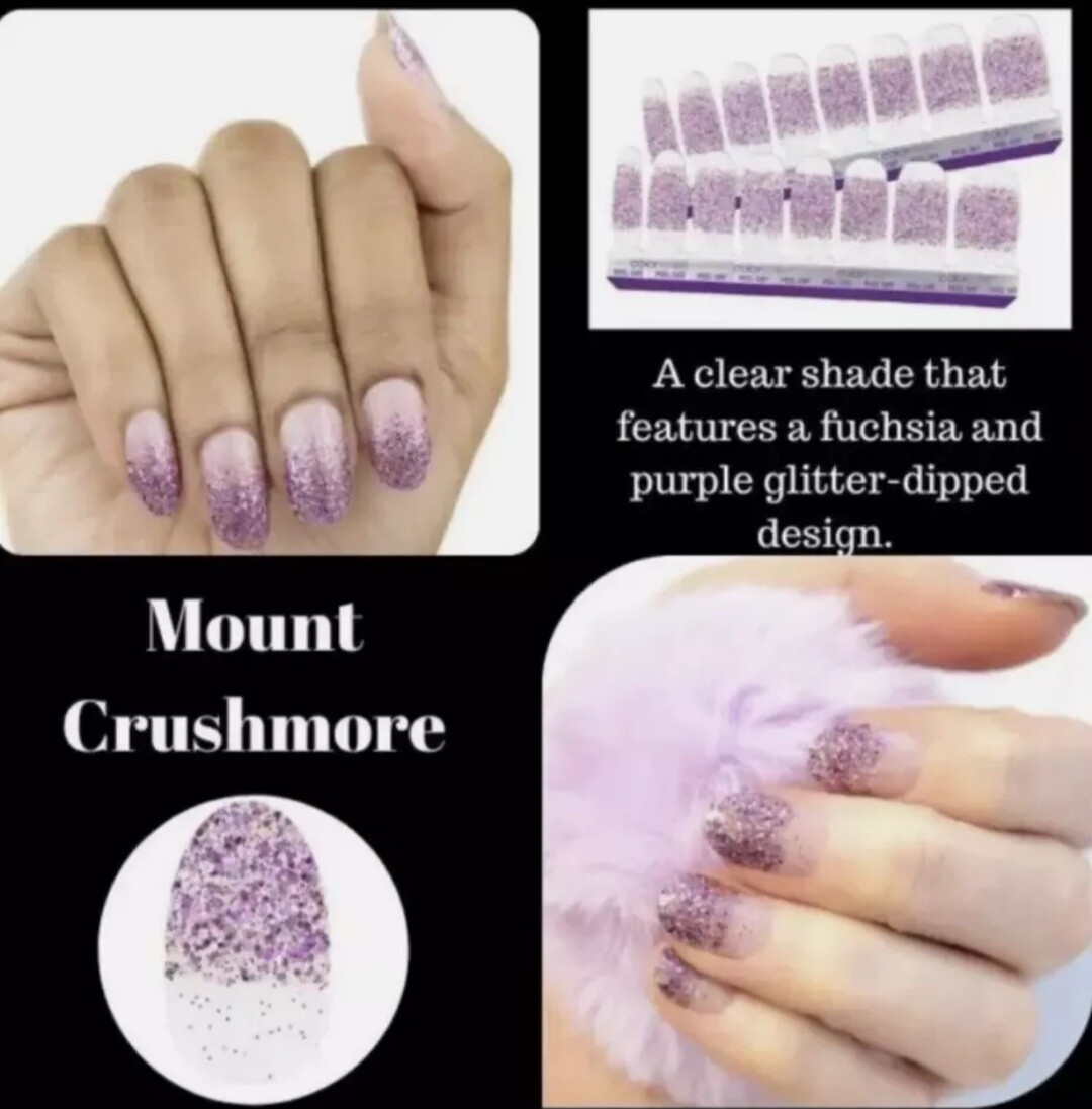 Color Street Nail Strips ~ M-Z ~ GLITTER, GLITTERS, SHIMMERS ~ various styles