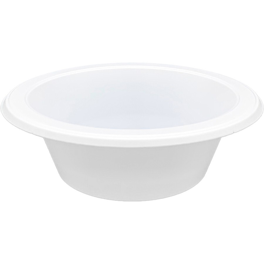 Disposable Plastic Bowls White, 15cm, 15cs