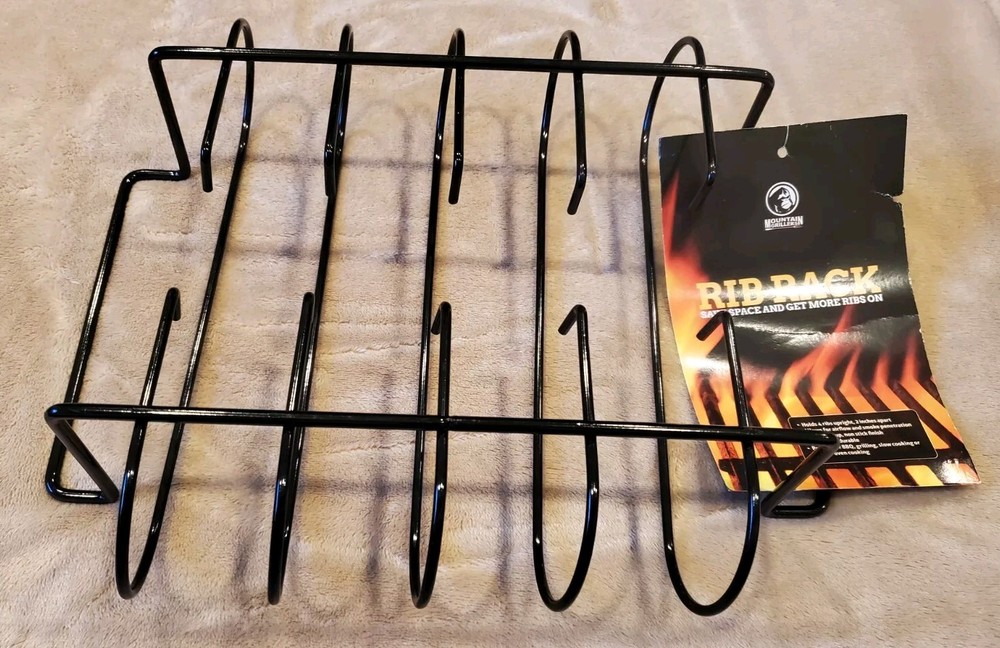 BBQ Rib Rack 12". Mountain Grillers. NEW