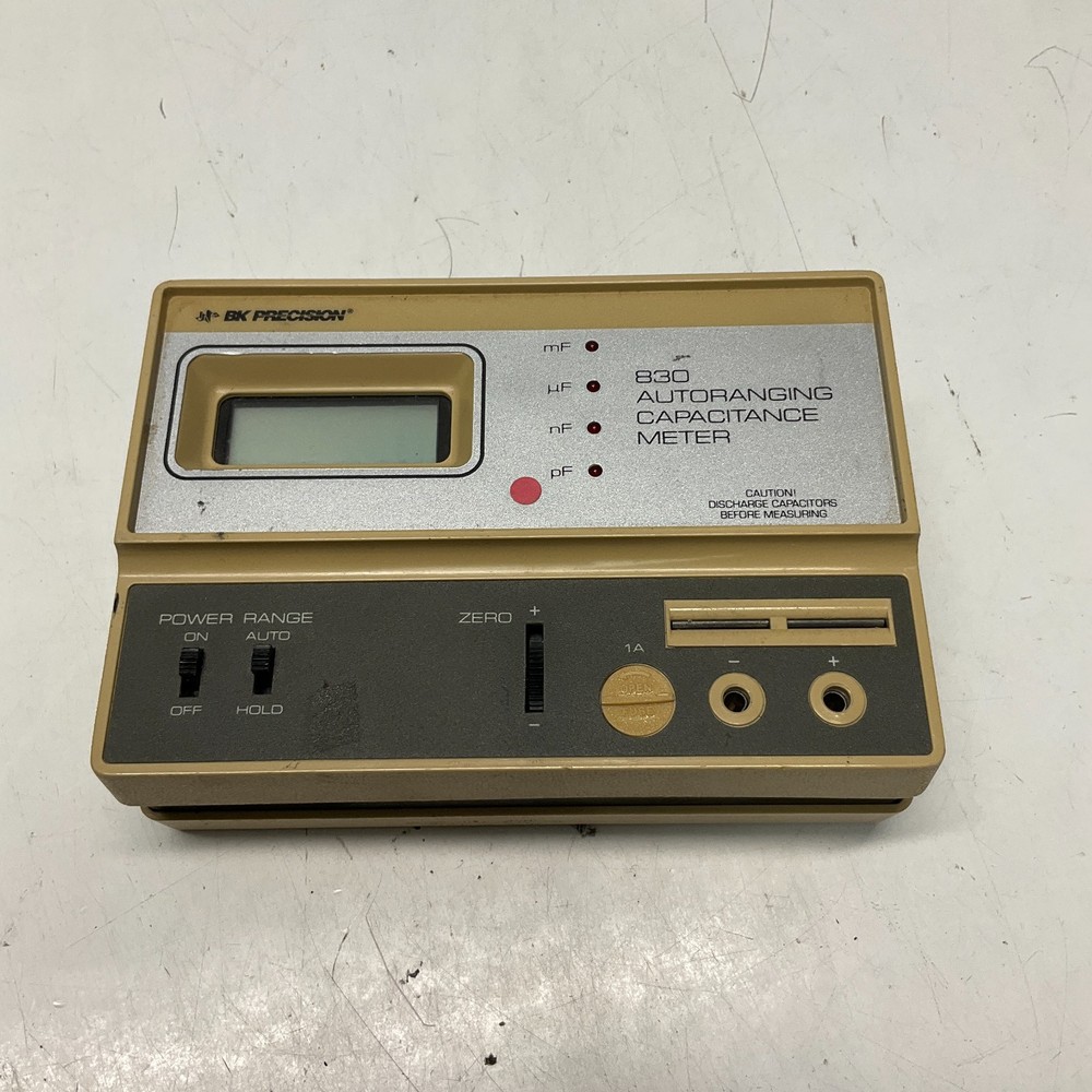 B&K 830 Autoranging Capacitance Meter Tested and Working UNIT ONLY