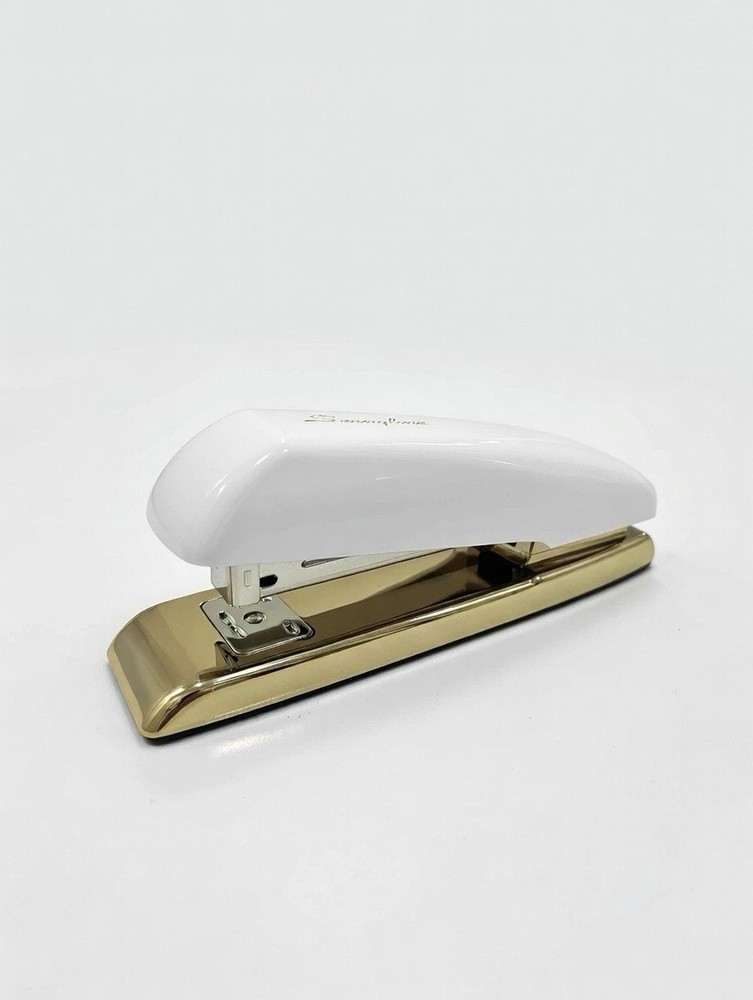 Swingline Durable Desktop Stapler  White And Gold Nos