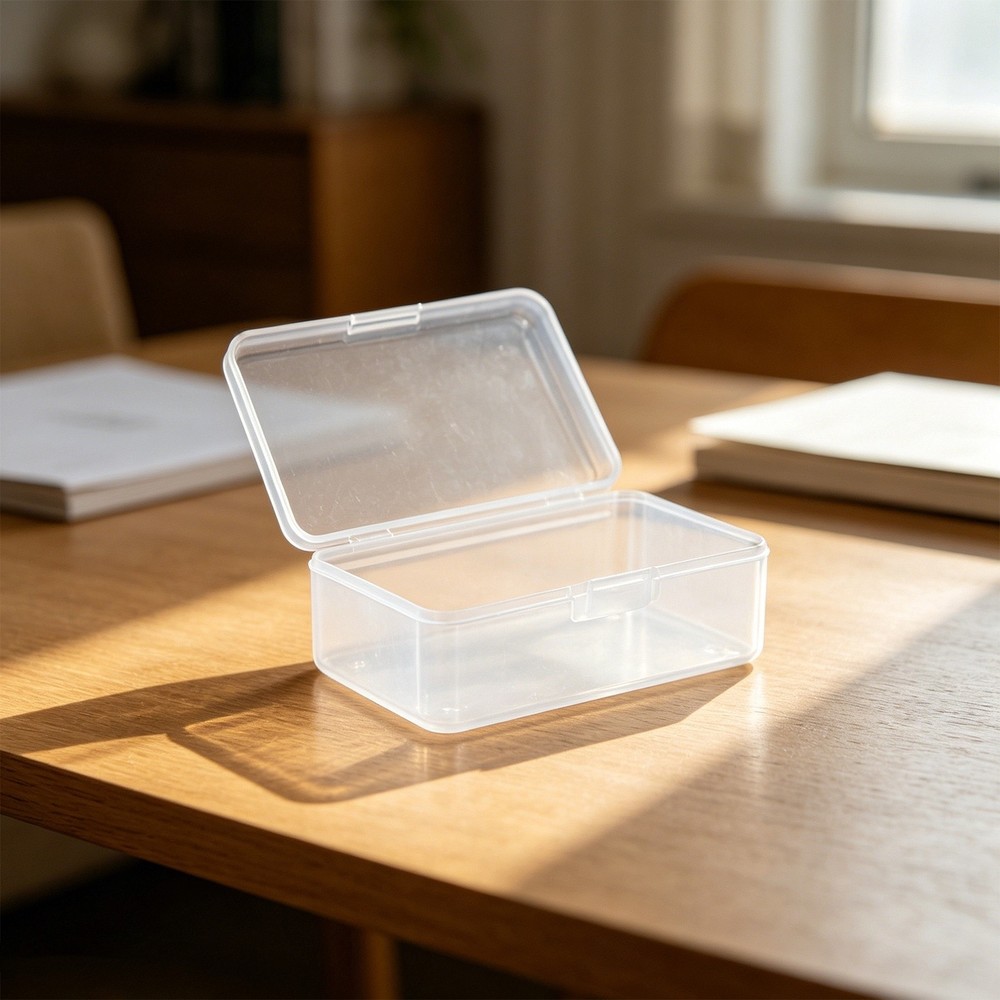 1pcs Plastic Clear Transparent Storage Collections Container Box Case Holder