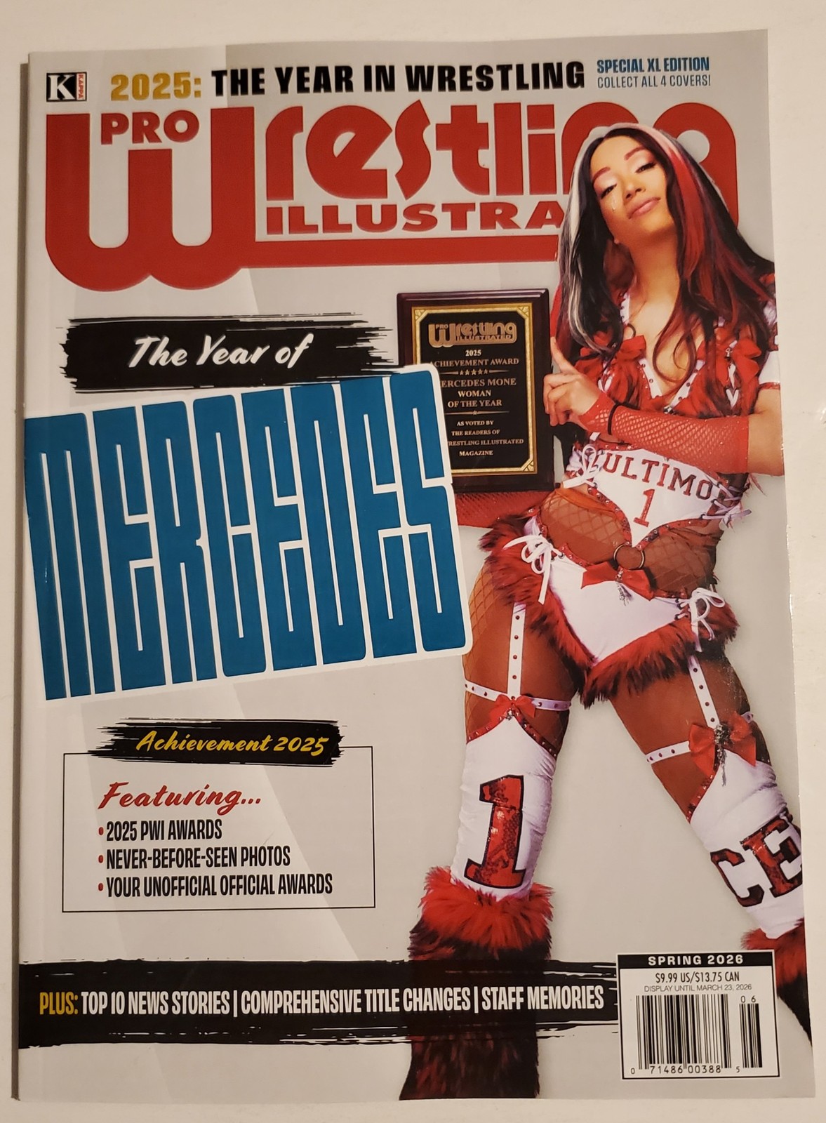 PRO WRESTLING ILLUSTRATED - MERCEDES MONE - SPRING 2026
