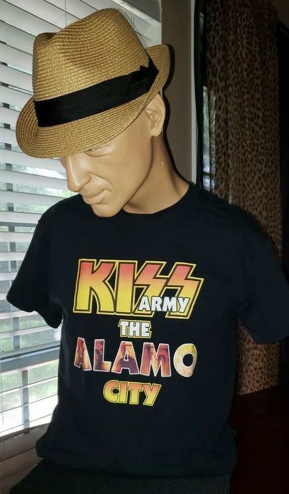 Kiss Army the Alamo City Black T-Shirt