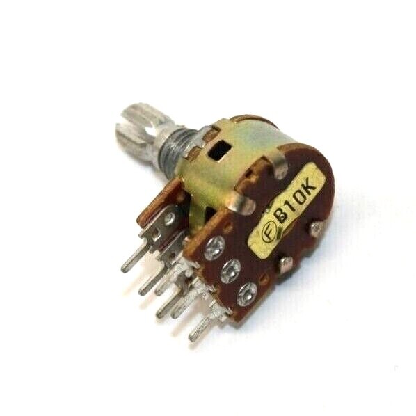 B10K 10K Ohm Single Linear Rotary Taper Potentiometer for Audio Volume Control
