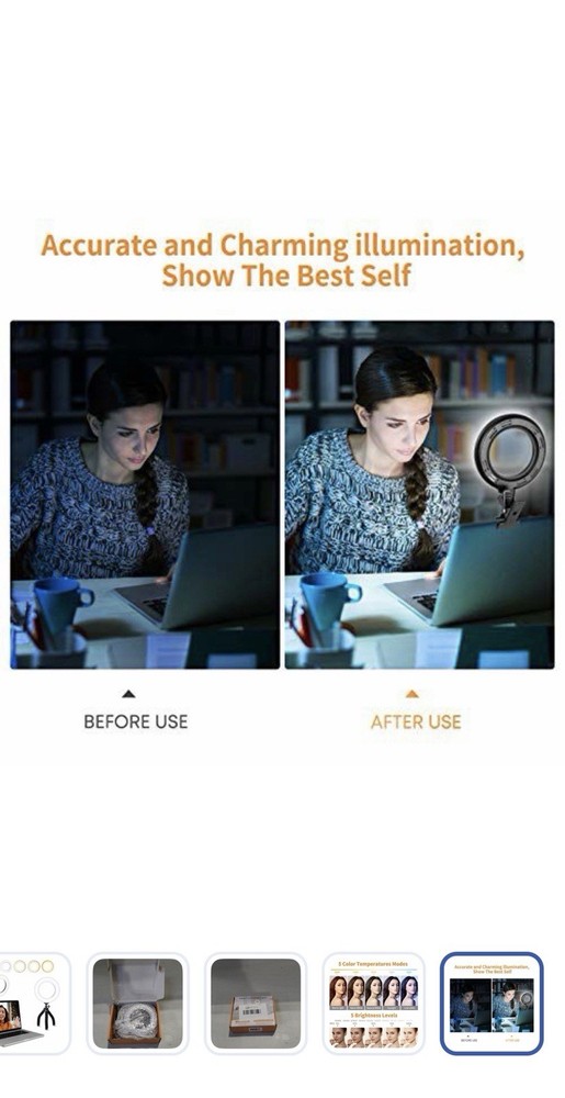 Video Conference Lights, LED On Camera Video Lights