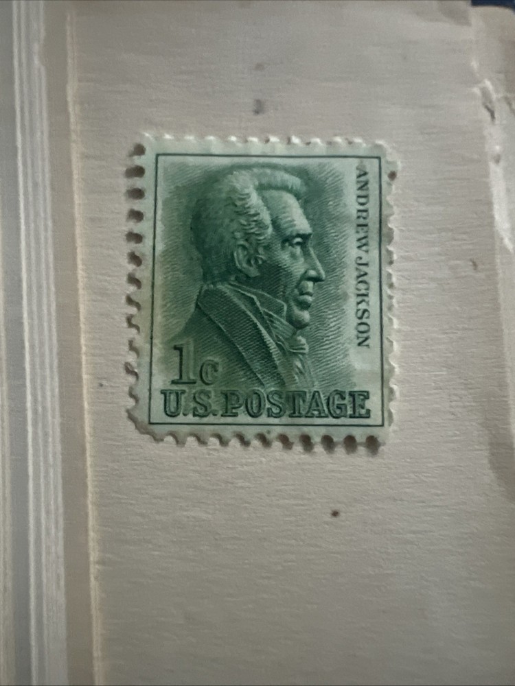 Andrew Jackson 1 Cent Stamp, Super Rare