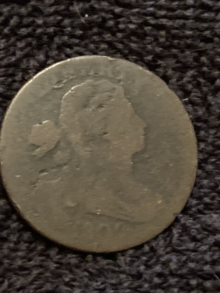 1802 Large Cent, circulated US coin