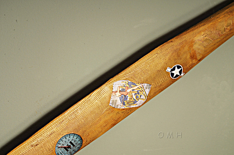 XL WWI Wooden Airplane Propeller 79" Vintage Aviation Wall Decor New