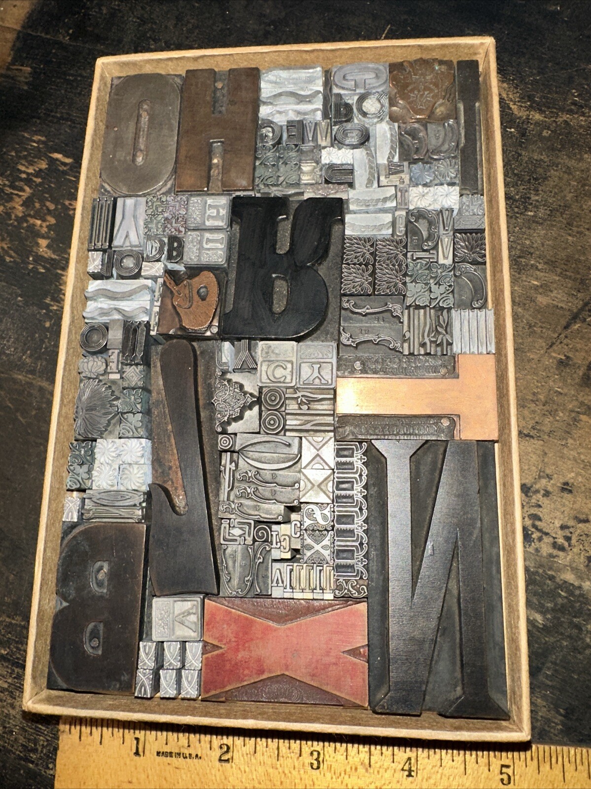 Printing Blocks Ornamentals Borders Dingbats. Wonderful Variety!! #54 Beautiful!