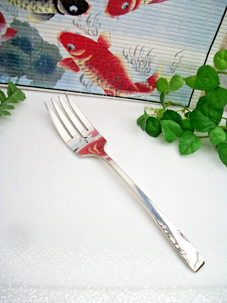 Oneida  1881 Rogers   PROPOSAL   Silverplate  Cold Meat Serving Fork   1954