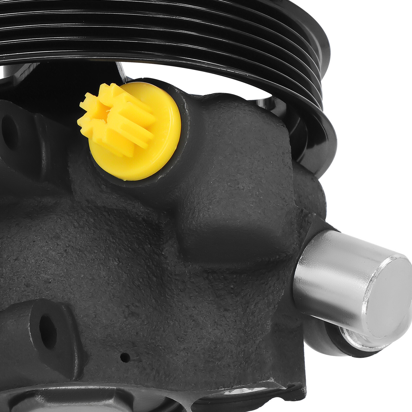 Power Steering Pump w/ Pulley For Ford F-150 2004 F-150 V8 4.6L 5.4L 2005-2008