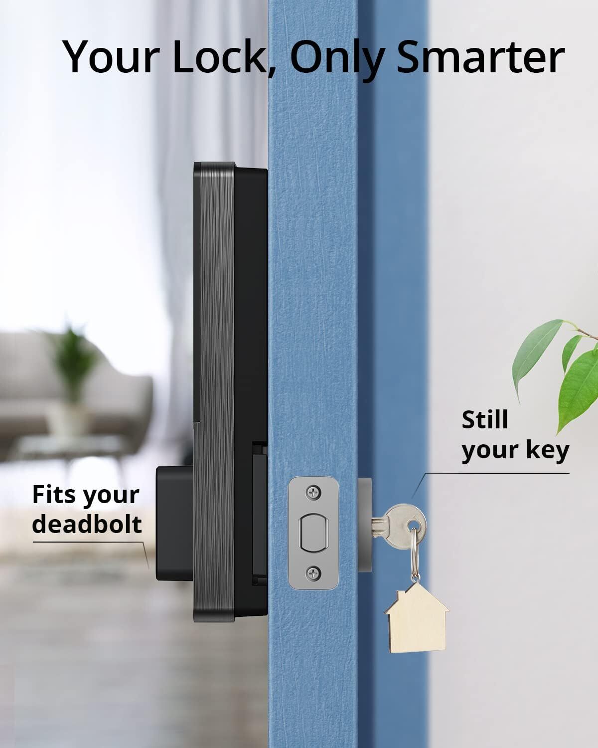 eufy Security Wi-Fi Smart Door Lock Keyless Electronic Deadbolt +Wireless Keypad