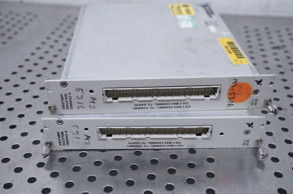 NI National Instruments SCXI-1120 8-ch Isolated Voltage Input Amplifier Module