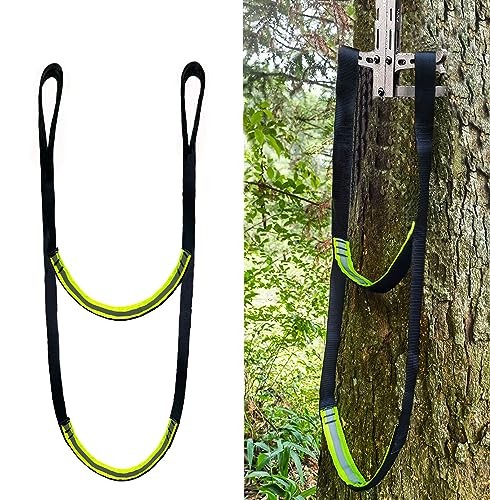 CRAFTJOY 2-Step Climbing Stick Aider, Tree Stand Steps,with Reflective Layer