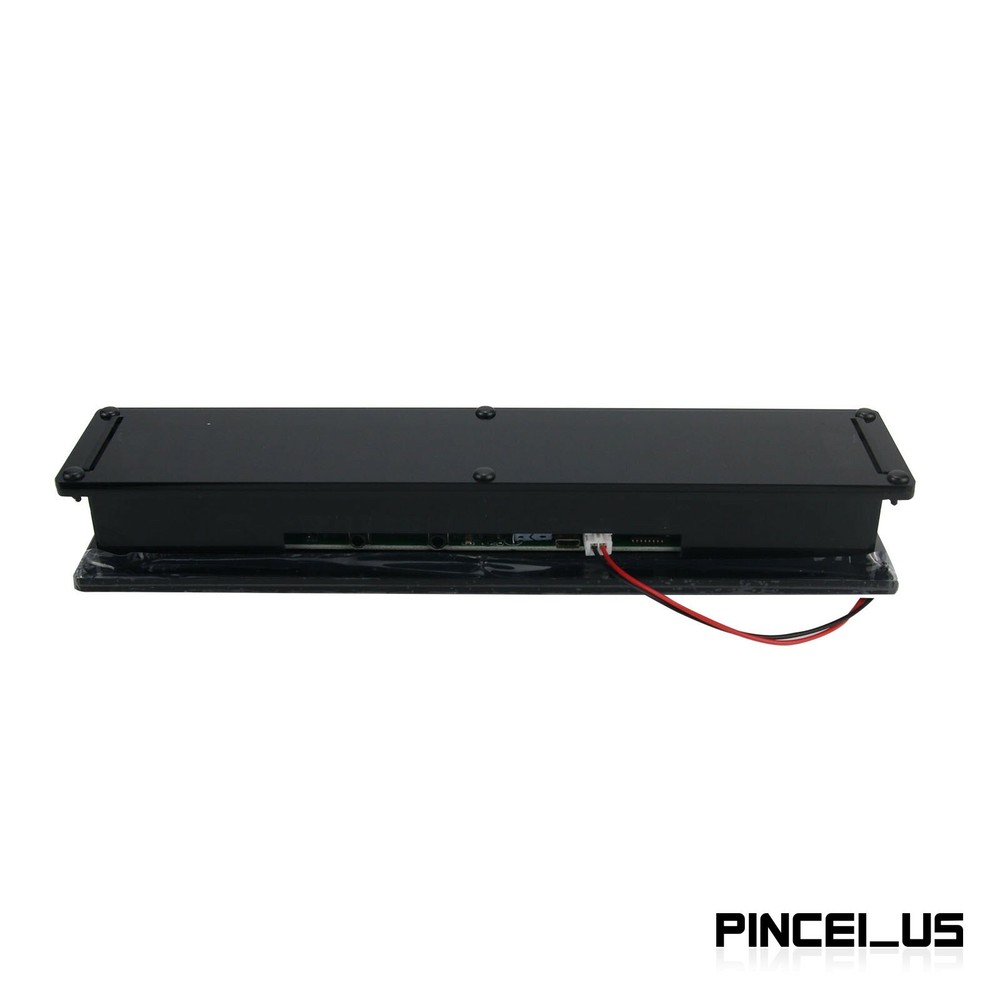 LED Music Spectrum Display Clock 20-Segment 10-Level w/ Shell Sound Control pe66