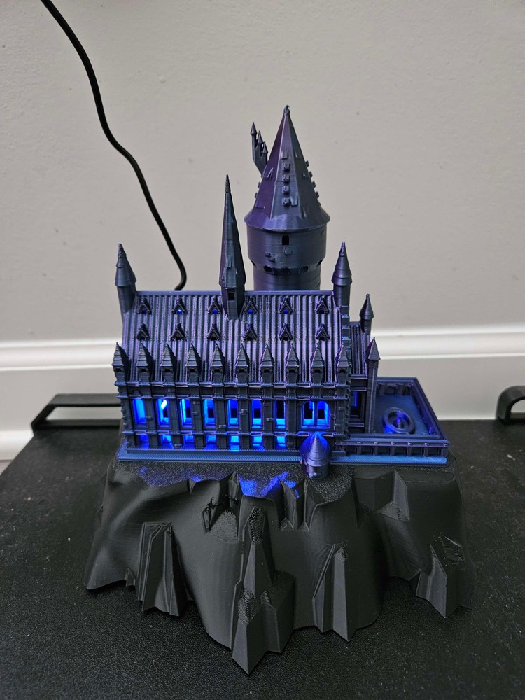 Hogwarts castle lamp 3D