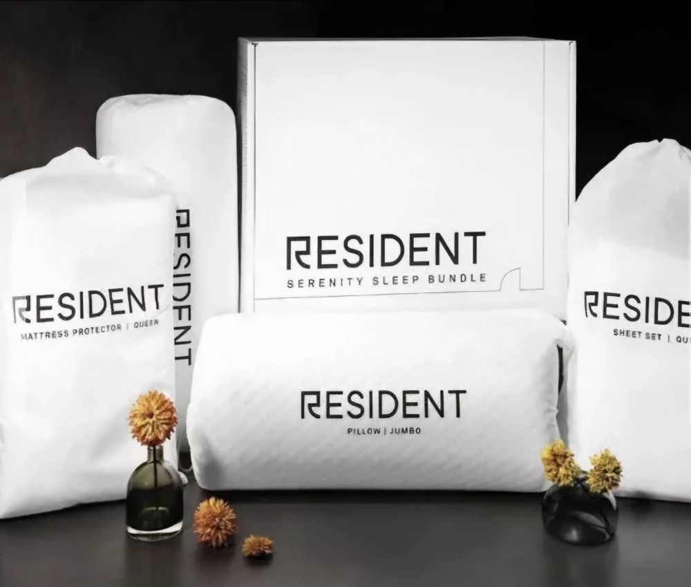 Serenity Sleep Bedding Bundle By Resident, Full Size, Anti-Microbial Technology