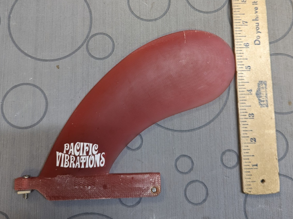 Pacific Vibrations Squirrel Tail Longboard Fin 7.0"