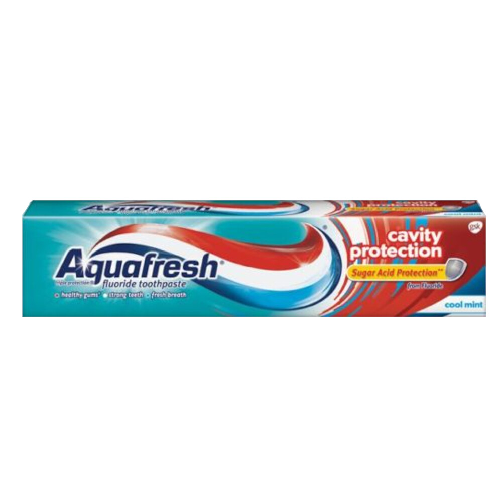 4 Pack - AquaFresh Cool Mint Toothpaste Cavity Protection 5.6 Oz Each