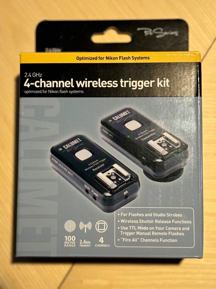 4-channel wireless trigger kit for NIKON