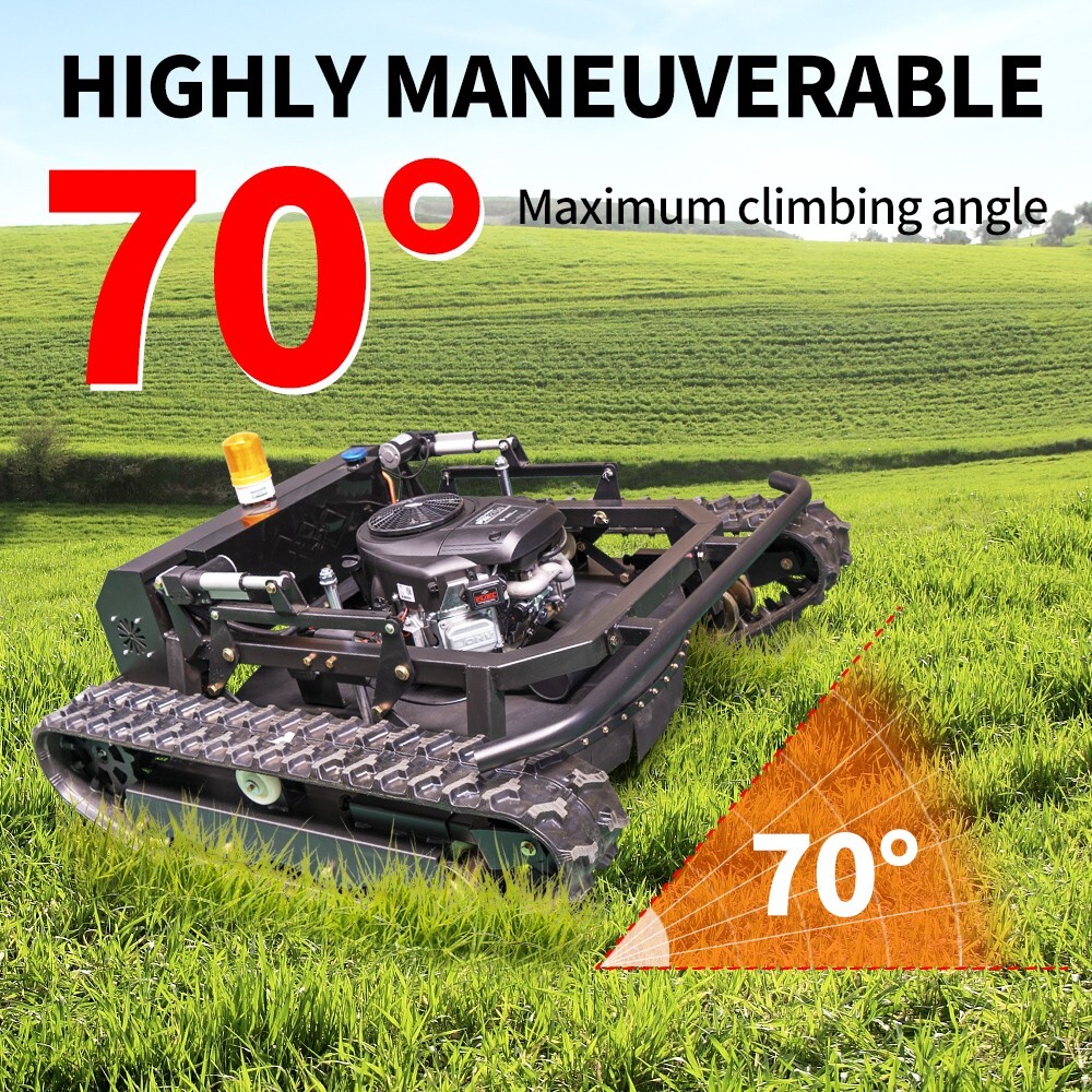 All Terrain Remote Control Off-Road Lawn Mower 27 HP Adjustable Mowing Height